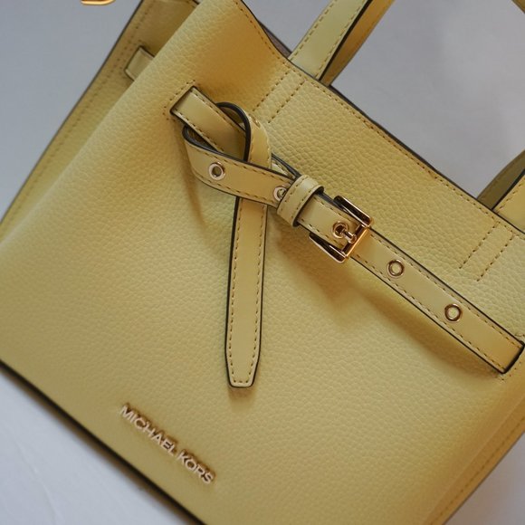 Michael Kors Emilia S Messenger Bag ButterCup - Picture 8 of 12